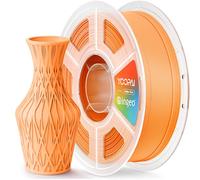 PL Matte Filament 1.75mm, Soft Matte Finish, Reduced Layer Lines, 1KG (2.2lbs) 3D Printer PLA Filament, Dimensional Accuracy +/- 0.02 mm, Pastel Orange