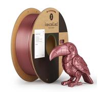 PLA Metallic 1.75mm, kexcelled 3D Printing Filament +/- 0.03mm, Paint-Free, Metal Glossy Shiny Surface, Cardboard Spool, 1kg Spool (2.2lbs), Fit Most FDM Printer, Rose Gold