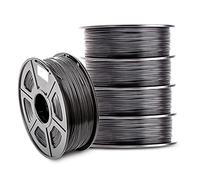 PLA Plus Filament 1.75mm, Improved Pla's Toughness, 3D Printer Filament, 1kg5 Rolls-Blue(Black)