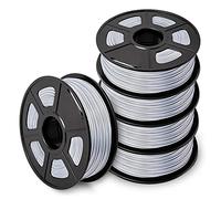 PLA Plus Filament 1.75mm, Improved Pla's Toughness, 3D Printer Filament, 1kg5 Rolls-Blue(Silver)
