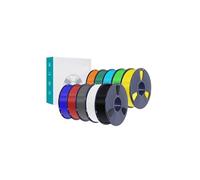 PLA Plus Filament PL 10KG 1.75mm Stronger Resilience Neatly Wound 1Kg Spool Multicolor 3D Filaments for 3D Printers(Mix Colors 4)