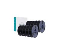 PLA Plus Filament PL 10KG 1.75mm Stronger Resilience Neatly Wound 1Kg Spool Multicolor 3D Filaments for 3D Printers(Black)