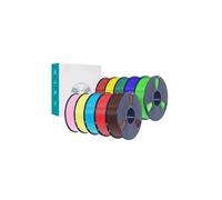 PLA Plus Filament PL 10KG 1.75mm Stronger Resilience Neatly Wound 1Kg Spool Multicolor 3D Filaments for 3D Printers(Mix Colors 2)