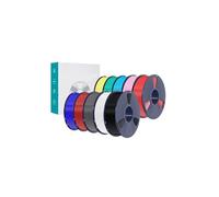 PLA Plus Filament PL 10KG 1.75mm Stronger Resilience Neatly Wound 1Kg Spool Multicolor 3D Filaments for 3D Printers(Mix Colors 5)