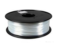 PLA Silk Filament 1.75mm, 3D Printer Filament 1kg, Polymer Composite Material, High Gloss-White(White)