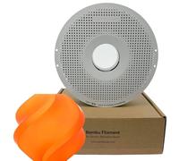 PLA Translucent Filament 1.75mm 1kg Spool - PLA 3D Printer Filament, Smooth Finish, Low Warp, Easy to Print, Compatible with Bambu Lab & Most FDM 3D Printers - Orange (13301) - Spool