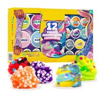 PlaayDoh 12 Variety Compounds, Cloud, Butter, Bubble Pop, Super Stretch (4+ Years) | NAEM