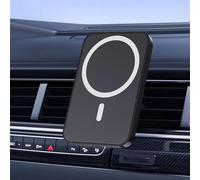PLABNK Portable Car Magnetic Wireless Charger, Safe And Stable, Can Rotate 360 Degrees,Black