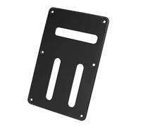 Placa Posterior de Guitarra Eléctrica, Placa Posterior de Plástico PVC Negro de 3 Ranuras con 6 Orificios para Tornillos, Compatible con Varias Guitarras Eléctricas, para