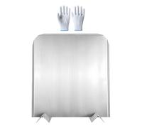 Placas De Protección Para Chimenea - 40x46 Centímetros Adjustable Stainless Steel, Placas Traseras De Chimenea Y Metal Paneles | Deflector ChDe Calor Para Hogar Apartamento Hotel Oficina Sala Estar