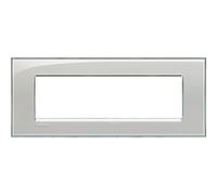 PLACCA Living Light Ice LNA4807KG Bticino Quadra 7 posti