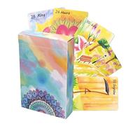 Place Cards for Beginners - Board Game Accessories in Watercolour Style, Card Games Made of Watercolour Paper for Family Evening - For Women, Girls, Teenagers, Teenagers, Wife, Husband, Son, Daughter