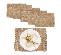 Place mat set decorative table mats natural coasters artisanal tableware