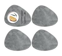 Place Mats for Dining Table | Leather Dining Table Mat Set | 4-Piece Heat Resistant Kitchen Outdoor Gift for Housewarming Apartment Country House