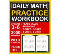 Place Value & Rounding Daily Math Practice Workbook For Grades 3-6 With Answers
