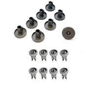 Place4parts Dishwasher Wheels Full Set for Zanussi ZSF6126, ZSF6128G, ZSF6066S Upper & Lower, Top and Bottom