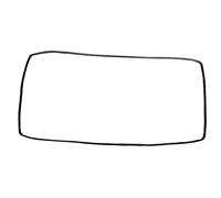 Place4parts Rubber Oven Cooker Door Seal for Smeg 754131050