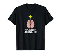 Placebo Activated Brain Boost Humor Value Graphic T-Shirt