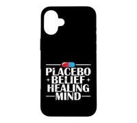 Placebo Belief Healing Mind Positive Vibes Case for iPhone 16 Plus