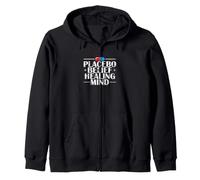 Placebo Belief Healing Mind Positive Vibes Zip Hoodie