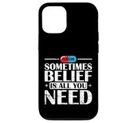 Placebo Belief Is All You Need Quote Case for iPhone 12/12 Pro