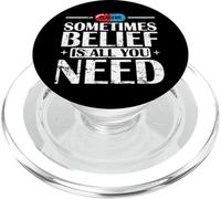 Placebo Belief Is All You Need Quote PopSockets PopGrip for MagSafe