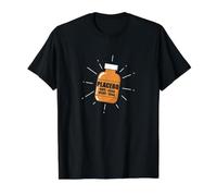 Placebo Hope 20mg Belief Bottle Value Graphic T-Shirt, Men, Black, L
