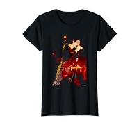 Placebo Live Brian Molko by Andy Willsher T-Shirt, Women, Black, 3X-Large