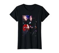 Placebo Live Brian Molko Every You Every Me by Andy Willsher T-Shirt, Women, Black, X-Small