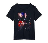 Placebo Live Brian Molko Every You Every Me by Andy Willsher T-Shirt, Women's Plus, Black, 4X