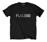 Placebo Logo Official Tee T-Shirt Mens Unisex (Large) Black