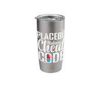 Placebo Natures Cheat Code Saying Nature Stainless Steel Insulated Tumbler