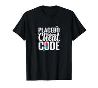 Placebo Natures Cheat Code Saying Nature Value Graphic T-Shirt, Men, Black, L