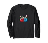 Placebo Pill Flowers Healing Power Design Long Sleeve T-Shirt