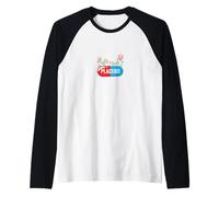Placebo Pill Flowers Healing Power Design Raglan Baseball Tee