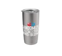Placebo Randomized Controlled Mind Blown Pun Stainless Steel Insulated Tumbler