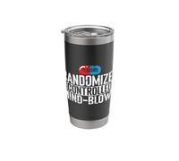 Placebo Randomized Controlled Mind Blown Pun Stainless Steel Insulated Tumbler