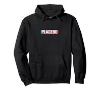 Placebo Retro Font Design Visual Pullover Hoodie