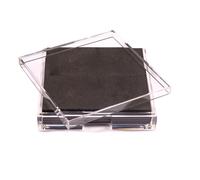 POSH TRADING COMPANY Placebox Clear - Shagreen Chocolate
