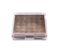 Placebox Clear Silver Leaf - Chic Matte Taupe Posh Trading Company Taupe 6 Pack
