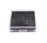 POSH TRADING COMPANY Placebox Clear Silver Leaf - Stormy Sky
