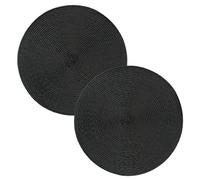 Placemat 2er Set Round 35 CM Ø Placemat Washable Place Mats Braided Opti