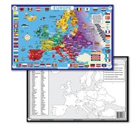 Placemat - Tot Talk - Europe Map Meal Dinning Kids Mat tot1077
