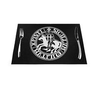 Placemats 1-6 Sets, Two Viking Templars Knight Crusader, Washable Placemats For Kitchen Dining Table, 12''X18'' -(30x45cm) 1 Piece