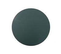 Placemats 2Pcs Insulation Oilproof Leather Placemat Dining Tableware Table Mat Pads Bowl Cup Coaster Blackish Green