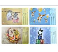Placemats American Plastic Set 4 Placemat Breakfast Lunch Coaster
