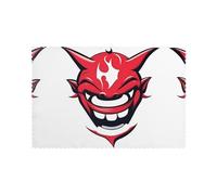 Placemats for Dining Table Set of 6 12x18in AKGFFDS Devil's Smile Printing for hotel Family Banquet