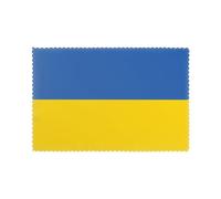 Placemats for Dining Table Set of 6 12x18in HHGFASD Flag of Ukraine Pattern for hotel Family Banquet