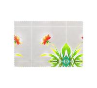 Placemats for Dining Table Set of 6 12x18in YTUOPWE Flowers facing the sun Picture for hotel Family Banquet
