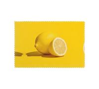 Placemats for Dining Table Set of 6 12x18in YTUOPWE Fresh lemon yellow Picture for hotel Family Banquet